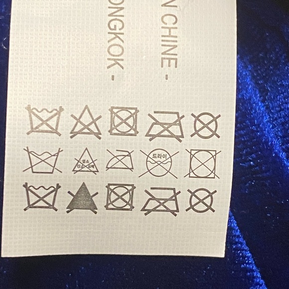 NWT. Zara Bluish Velvet Bucket Bag. - Picture 12 of 12